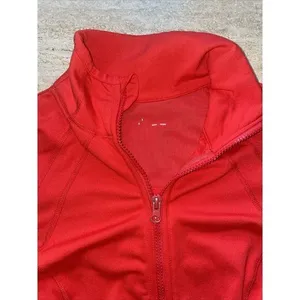 Zella zip jacket pink/coral fitted, Vented‎ Back Activewear,stretchy, Pocket thumbnail 4