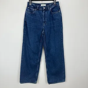 NEW Madewell Curvy Low-Slung Baggy Jeans in McKinney Wash Blue Rigid US 27 thumbnail 7