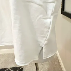 aerie White Sleeveless Sweatshirt Med thumbnail 5