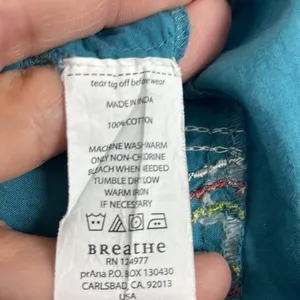 PrAna embroidered smocked tank thumbnail 7