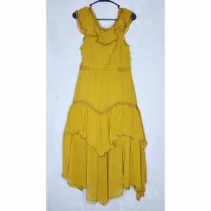 Anthropologie V-Neck Ruffle Midi Dress thumbnail 10