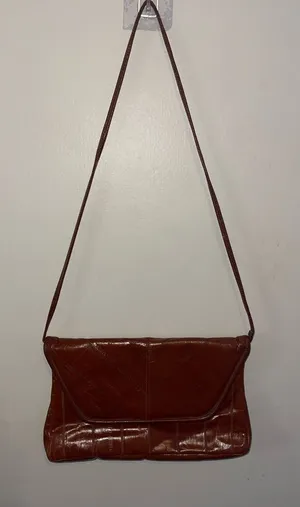 Elegant Vintage Brown Faux Leather Women's Purse - Unbranded thumbnail 1