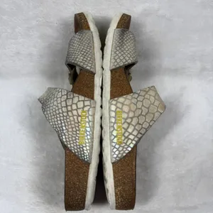 Birkenstock Arizona Shiny Snake Cream Iridescent Sandals Womens 39N EU 8-8.5 US thumbnail 7