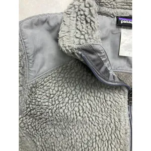 Patagonia Los Gatos Gray Sherpa Fleece Jacket Full Zip Womens Size Small Outdoor thumbnail 9