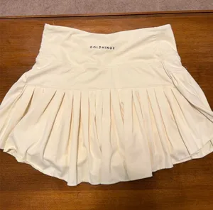 Cream Gold Hinge Skirt thumbnail 1