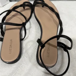 Black Women's Strappy Sandals Size 7 thumbnail 7