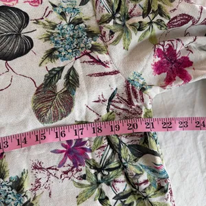 Women's Floral Print Zip Up Hoodie Size Large #260234 thumbnail 2