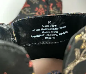 Target Women's Colorful Embroidered Floral Ankle Zip Bootie Boots Size 10 thumbnail 10