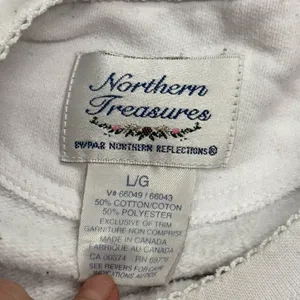 Vintage Northern Reflections Treasures Floral Christmas Wreath Crewneck Large thumbnail 3