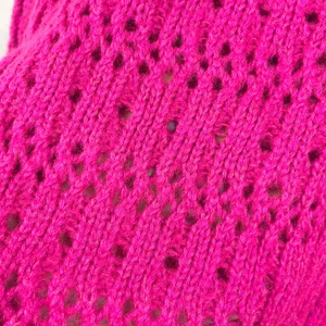 Aeropostale Sweater Womens Large Open Knit Y2k Dopamine Mall‎ Goth Indie Fairy thumbnail 6