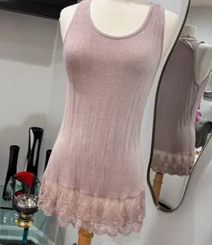 New Collection Made in Italy Mauve Mohair Blend Layered Tunic Sweater Set thumbnail 4