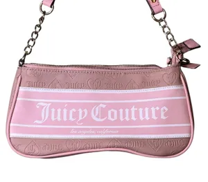 Juicy Couture Shoulder Bag Womens Embossed Heart Leather Purse Y2K Retro thumbnail 11