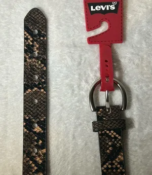 Levi’s Vintage Leopard Print Snakeskin PU Leather Buckle Belt thumbnail 1
