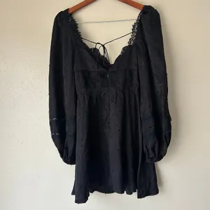 For Love and Lemons Black Coquette Natalie Mini Dress Size Small thumbnail 7