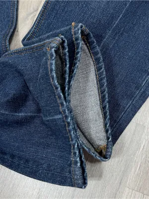 American Eagle Vintage High Rise Straight Leg Button Fly Jeans Size 8 Ankle thumbnail 5
