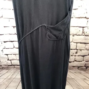 Thakoon Black Cotton Braided Pocket Maxi‎ Dress thumbnail 6