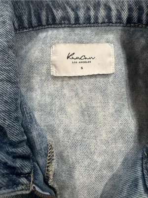 KanCan Light Blue Washed Denim Romper thumbnail 2