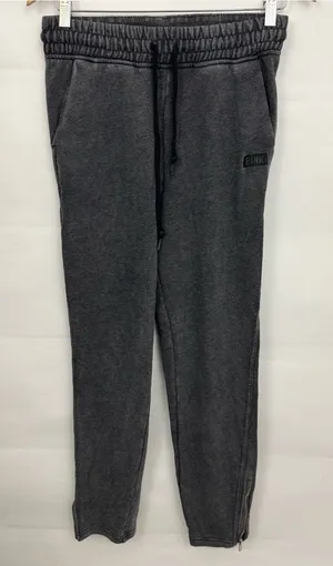 Victoria's Secret PINK Charcoal Gray Zipper Ankle Jogger Sweatpants Medium thumbnail 1