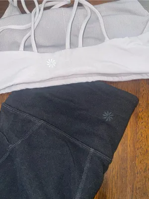 Athleta Size Small Activewear Set Sports Bra & Colorblock Leggings thumbnail 2