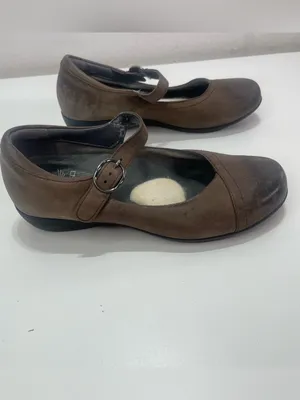 Dansko Brown Mary Jane Leather Low Wedge Women's 36 Comfort Shoes Academia thumbnail 3