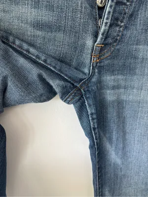 7 For All Mankind Boycut Jeans Boyfriend Fit Bootcut Straight Leg Medium Wash thumbnail 12