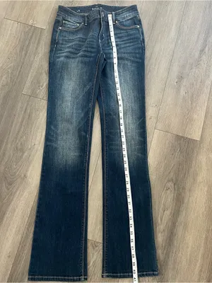 White House Black Market The Boot Jeans Size 0 Dark Wash Stretch Bootcut thumbnail 7