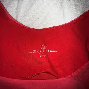 Aerie Camo Red Sports Bra thumbnail 3
