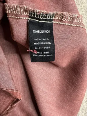 KIMES RANCH Pearl Snap Pink Tencel Western Long Sleeve Shirt Women’s Small thumbnail 7