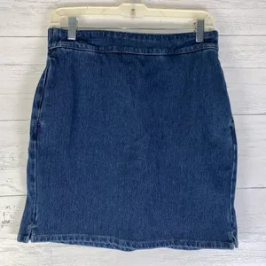 Charter Club mini denim skort blue womens size small thumbnail 2