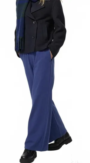 Uniqlo Warm Fleece Straight Pants NWT Blue XL thumbnail 1