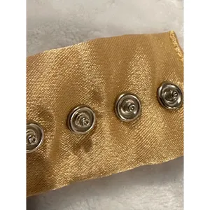 Avenue Gold Tone‎ Crystal Rhinestone Bezel Quartz Watch Snap Band Women thumbnail 4