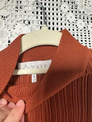 WAYF Sleeveless‎ Ribbed Mock Neck Midi/Maxi Dress thumbnail 3