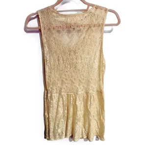 A’Reve, lace and bead embellished camisole, woman’s size medium thumbnail 2