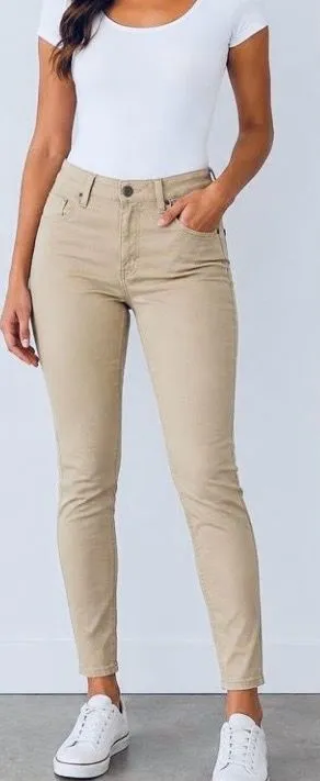American Eagle skinny khaki stretch jeans thumbnail 1