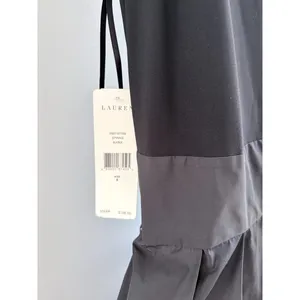 Lauren Ralph Lauren Gray Wrap Mini Dress thumbnail 3
