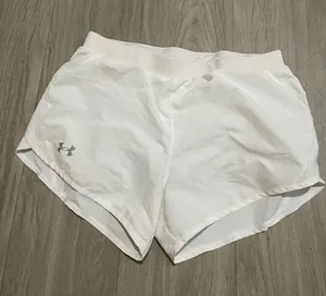 Under Armour White Women’s Performance Running Shorts thumbnail 1