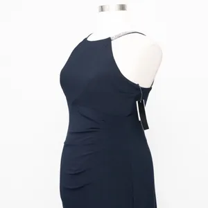 Betsy‎ & Adam. Jayleen High Neck Jeweled Back Gown. thumbnail 10