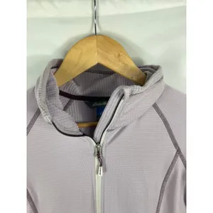 Eddie Bauer Purple 1/4 Zip Activewear Top Long Sleeve Size Small thumbnail 2