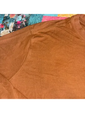Carhartt Woman’s 2X 20-22W Loose Fit Long Sleeve Pocket T-Shirt Brown 106121BRN thumbnail 8