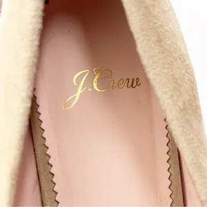 J. CREW Tan Suede Closed Square Toe Slip On Chunky Block Heels 9 Office Neutral thumbnail 7