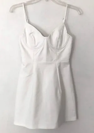 White Novella Mini Dress 2 thumbnail 2