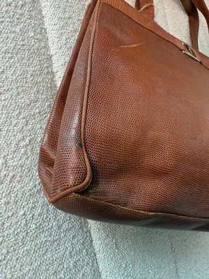 Salvatore Ferragamo vintage leather Tote thumbnail 4