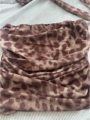 Amazon Cheetah Top with Scarf thumbnail 3