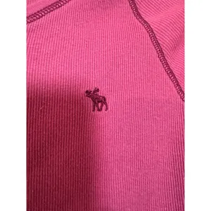 Abercrombie Fitch‎ VTG Womens Ribbed Henley T Shirt Baby Doll Moose Logo Size L thumbnail 2