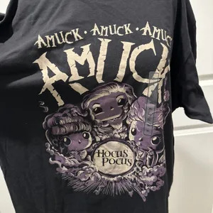 Disney Funko Pop Hocus Pocus Amuck Amuck Amuck Black Graphic Tee Shirt XL NWT thumbnail 2