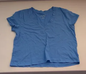 blue target v neck top thumbnail 1