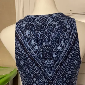 Motherhood Maternity Navy Patterned Maxi Dress thumbnail 6