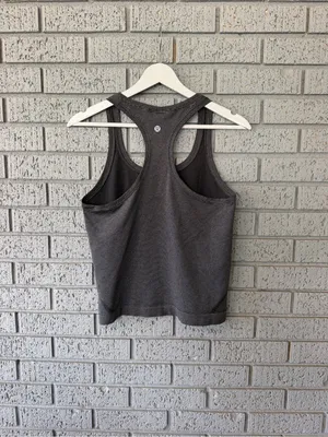 Lululemon Swiftly Tech Racerback Tank Top 2.0 *Waist Length Size 6 Grey thumbnail 5