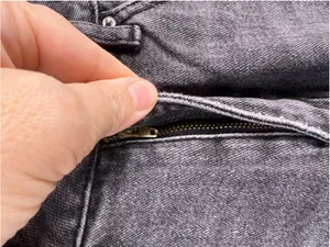 PacSun Mom Jeans Women’s 24 Black Distressed High Rise Mom Denim Indie thumbnail 3