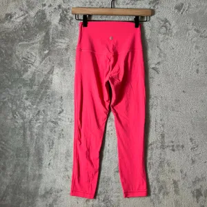 Lululemon Align High-Rise Lined Crop 23" Pink Double Lined‎ Size 4 thumbnail 3